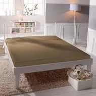 Prémiové jersey prestieradlo - svetlohnedé - BedStyle - 90 x 200 cm