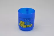 Plastový hrnček - 2,5 dl - modrý s medvedíkmi - TVAR
