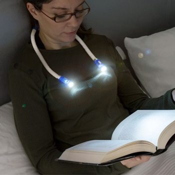LED lampička na čítanie – na krk – InnovaGoods