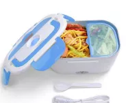 Ohrievací box na obedy YS-001 s napájaním do autozapaľovača - modrý