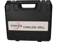 Akumulátorová vŕtačka NAKIDA HT-5441 v kufríku - 2x batéria 21 V + súprava príslušenstva