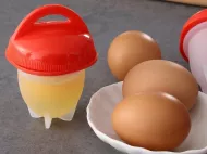 Plastové poháriky na varenie vajec - súprava 6 ks