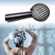 Úsporná dizajnová sprchová hlavica - čierna
