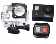 Vodoodolná akčná športová kamera 4K + diaľkový ovládač