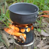 Outdoorový varič na drevo - Drievkač