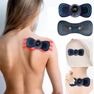 Mini prístroj na masáž a úľavu od bolesti - 8 režimov - modrý