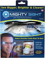 Zväčšovacie okuliare s LED svetlom
