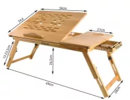 Bambusový stolík na notebook - Ruhhy