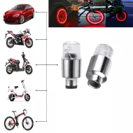 Svietiace ventilky na bicykel a motocykel - 2 ks