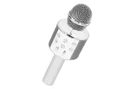 Karaoke mikrofon pre deti - strieborný
