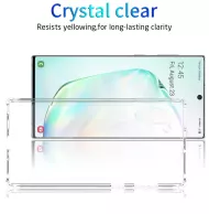 Nárazuvzdorný ochranný kryt na Samsung Galaxy Note 10+ - transparentný