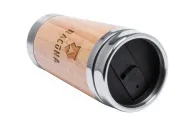 Dvojstenný termohrnček z bambusu - 450 ml -  Racuna
