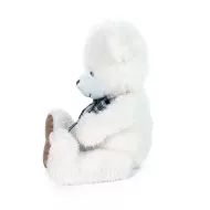 Plyšový medveď s mašľou a záplatou - béžový - 27 cm - Rappa