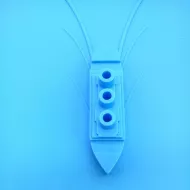 Silikónová nepretekajúca pokrievka na hrniec - parník - modrá