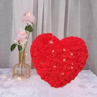 Srdce z ruží