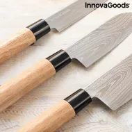 Súprava profesionálnych japonských nožov s praktickým puzdrom Damas·Q - InnovaGoods