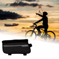 Taška na bicykel na smartfón - čierna