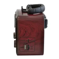 Retro rádio s Bluetooth, USB, MicroSD a solárnym napájaním - GOLON RX-BT1110S