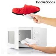 Papuče ohrievateľné v mikrovlnnej rúre - červené - InnovaGoods