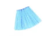 Princeznovská sukňa s LED svetlom - modrá