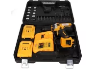 Akumulátorová vŕtačka NAKIDA HT-5441 v kufríku - 2x batéria 21 V + súprava príslušenstva