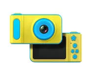 Detský mini fotoaparát s kamerou - žlto-modrý