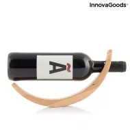 Drevený stojan na víno v tvare kolísky Woolance - InnovaGoods