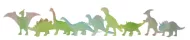 Dinosaury, svieti v tme, 9 ks vo vrecku