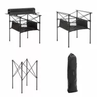 Skladací kempingový stôl s košíkom a puzdrom Folble - InnovaGoods