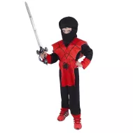 Detský kostým červený ninja (S)