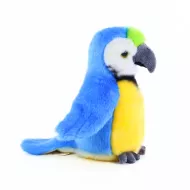 plyšový papagáj modrý, 19 cm