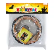 Lampión Halloween - tekvica, čajová sviečka, 15 cm