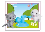 Bábika Evička s psíkom a mačičkou - Simba