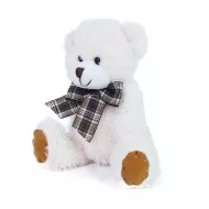 Plyšový medveď s mašľou - béžový - 15 cm - Rappa