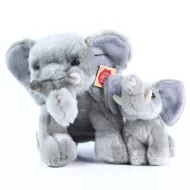 Plyšová slonica s mláďaťom - 27 cm - Rappa