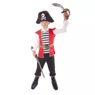 Detský kostým pirát s klobúkom (M)
