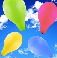 Balónik nafukovacie 30 cm, 6 ks