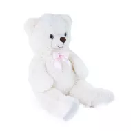 Veľký plyšový medveď Lily - krémovobiely - 78 cm - Rappa