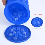 Silikónový výrobník kociek ľadu a chladič nápojov - 12 x 13 cm