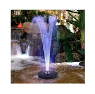 Svietiaca LED solárna záhradná fontána - Gardlov