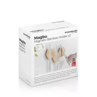 Bambusové magnetické nalepovacie držiaky Magbu - 3 ks - InnovaGoods