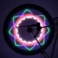 Svetlo do výpletu bicykla LC-D016 - 32 LED - Wheelight