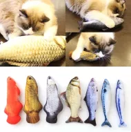 Plyšová ryba pre mačky 20 cm - rôzne druhy