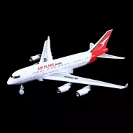 Lietadlo A380 - so zvukom a svetlom - červené - Rappa