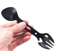 Multifunkčná vidlička s nožom a otváračom na konzervy 8v1