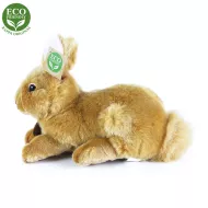 Plyšový ležiaci zajac - hnedý - 23 cm - Rappa