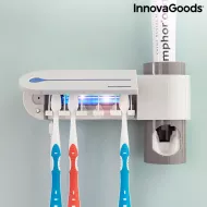 UV sterilizátor zubných kefiek so základňou a dávkovačom zubnej pasty Smiluv - InnovaGoods