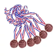 Medaily bronzové, 6 ks v sáčku