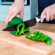 Súprava nožov Top Chef - 6 ks - čierne - Cecotec