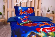 Trojdielna súprava 3D obliečok - Santa s darčekmi - 140 x 200